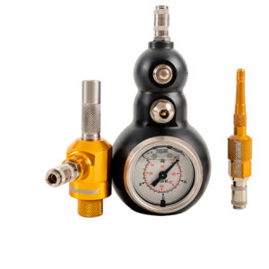 Outil de pressurisation universel pour amortisseurs (échelle 0-25 bar) - Valve Schrader ou 1006R